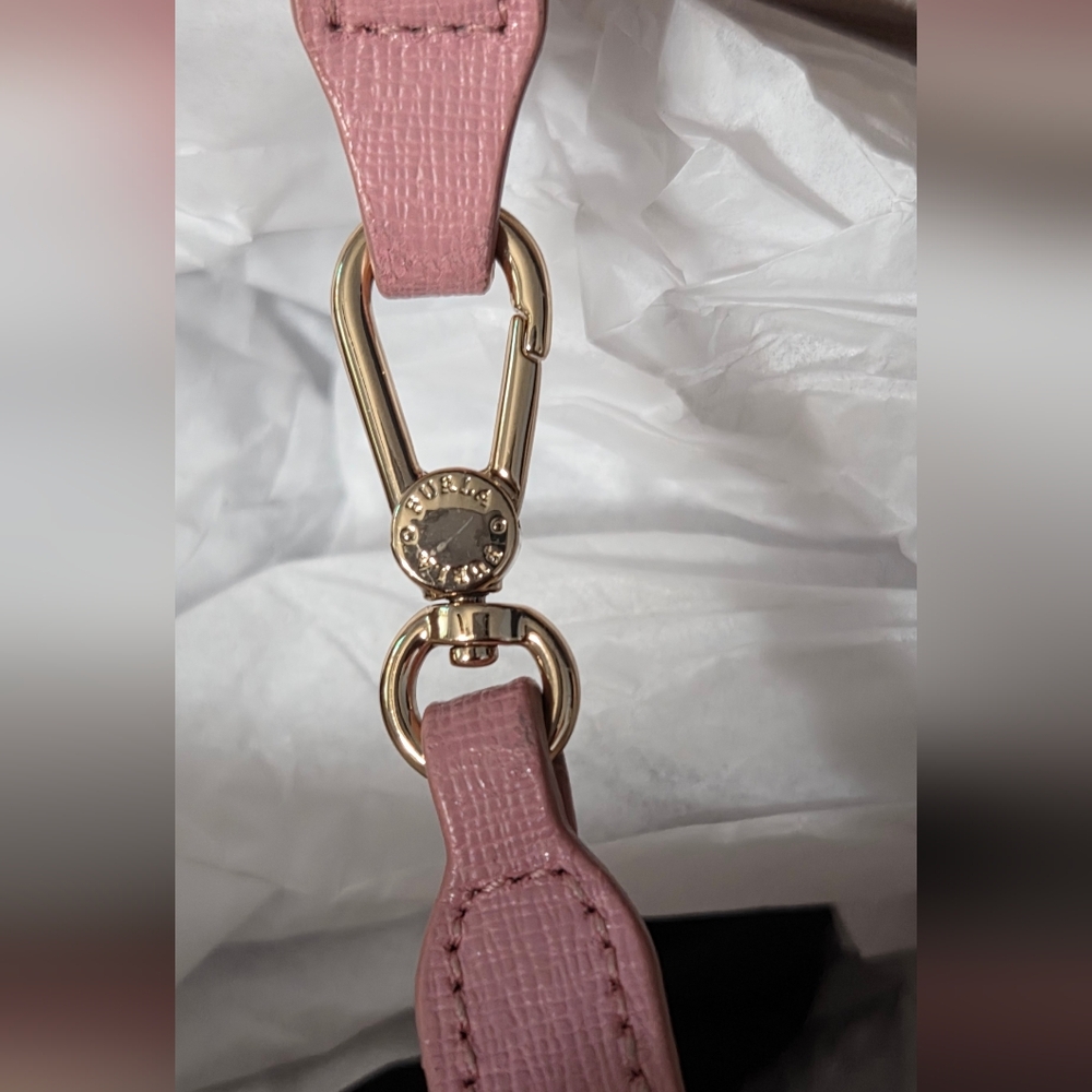FURLA Tote, Pink- EUC - Picture 10 of 11